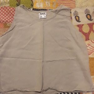 Flax Tank Taupe